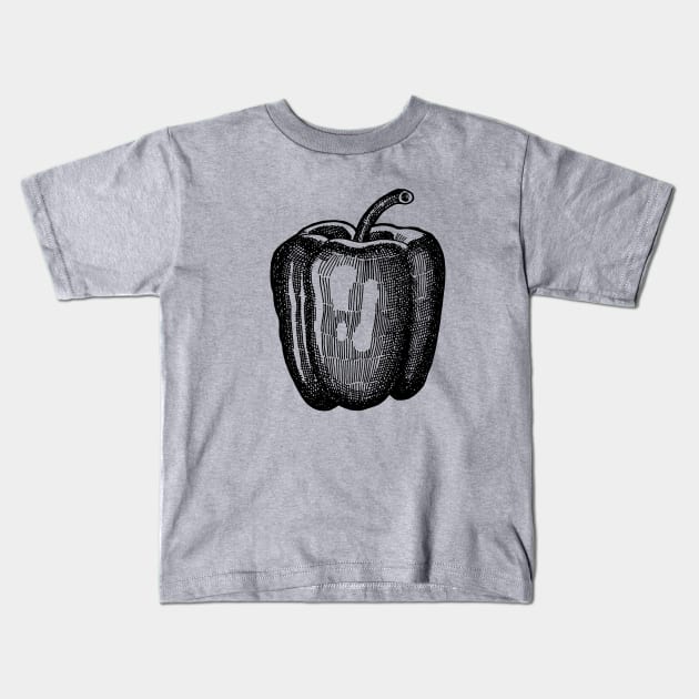 Bell pepper Kids T-Shirt by senkova